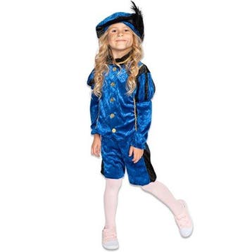Pietenpak Rufo Blauw/Zwart Kind, Ophalen of Verzenden, Nieuw