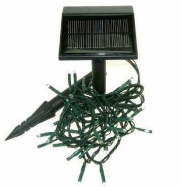 Solar Verlichting LED licht snoer kleur WARM WIT met twinkle, Diversen, Kerst, Ophalen of Verzenden, Nieuw