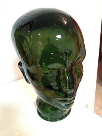 cabeza molde - Hoofd - glas recycleren