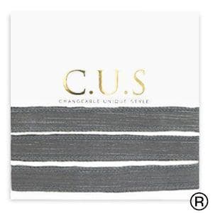 1 x C.U.S® sieraden lint Shimmery anthracite grey ca. 65x.., Ophalen of Verzenden, Nieuw, Draad