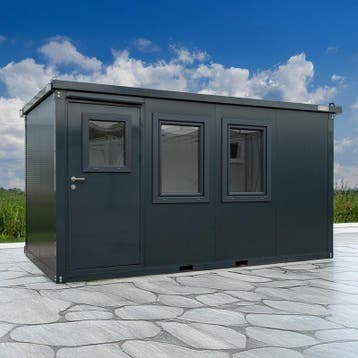 Schaftkeet - 4x2 meter - antraciet - op voorraad!