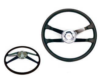 Lederen stuurwiel 390 mm. Porsche 911/912/914 65-73 / 356B/C, Verzenden, Nieuw