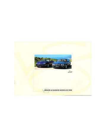 1998 JAGUAR XJ V8 & DAIMLER MODELLEN BROCHURE NEDERLANDS, Nieuw, Author