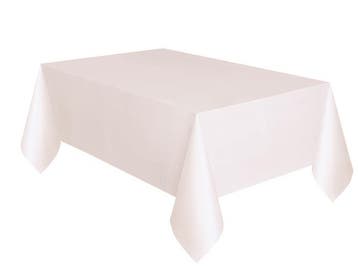 Tafelkleed Basic Wit - 140x274cm, Ophalen of Verzenden, Nieuw