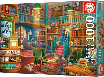 Bibliotheek Puzzel (1000 stukjes) | Educa - Puzzels, Verzenden, Nieuw