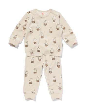 HEMA Nijntje pyjama velours gebroken wit, Verzenden, Nieuw