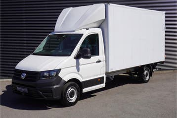 Volkswagen Crafter 140pk Automaat Bakwagen Laadklep 750 KG A, Automaat, Stof, Gebruikt, Euro 6