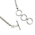 Zilveren armband vossenstaart schakel (Schakelarmband), Ophalen of Verzenden, Gebruikt, Overige kleuren, Zilver