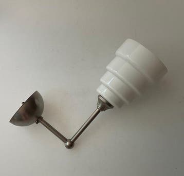 Wandlamp - Chroom, Opalineglas - Giso 2 generatie, Nieuw