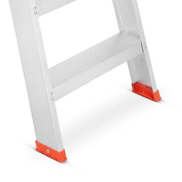Aluminium Huishoudtrap 2x4 Treden | Nieuw | Scherpe Prijs, Nieuw, Ophalen of Verzenden, Ladder, Opvouwbaar of Inschuifbaar