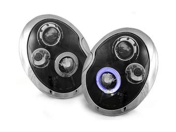Angel Eyes koplamp units Black geschikt voor Mini Cooper, Auto-onderdelen, Verlichting, Verzenden, Nieuw, Mini