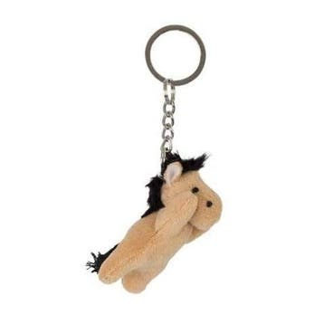 Nature Planet pluche sleutelhanger - paard - 6 cm, Verzenden, Nieuw