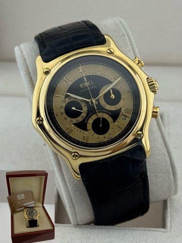 Ebel - Le Modulor Chronograph - 8137241 - Heren - 2000-2010, Nieuw