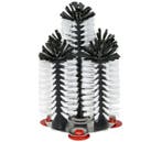 Spoelborstel aluminium voet 5-delig - 4x18+1x25, Verzenden