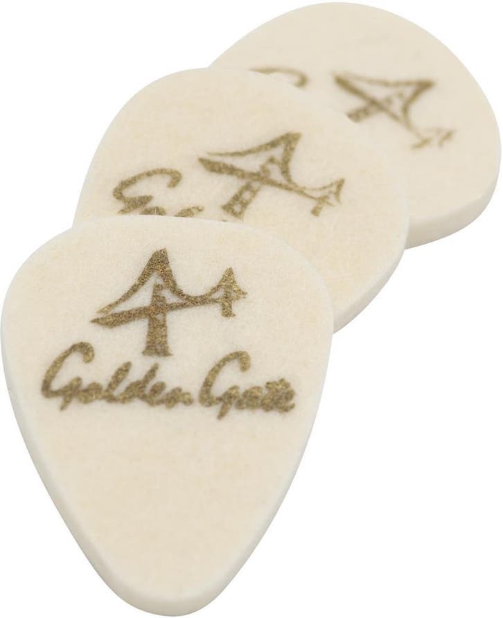 Golden Gate FP-1 Ukulele Vilten Plectrum - 3.20 mm - 3-pack, Muziek en Instrumenten, Instrumenten | Toebehoren, Banjo, Nieuw, Ophalen of Verzenden