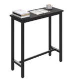 Nieuwe Industriële Bartafel - Zwart met metalen onderstel, Verzenden, Nieuw