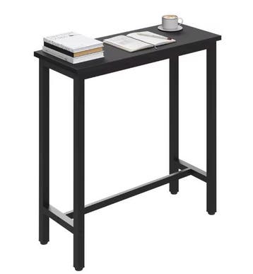 Nieuwe Industriële Bartafel - Zwart met metalen onderstel, Huis en Inrichting, Verzenden, Nieuw
