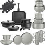 Keukenstartersset voor 6 personen met servies, pannen en mee, Nieuw
