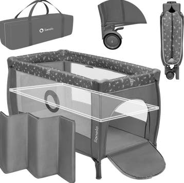 Lionelo Campingbedje 4 in 1 – 60x120 cm – 0-36 maanden / tot, Verzenden, Nieuw