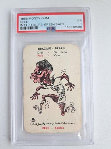 Brazilië - Voetbal - Pelé - 1958 - Fankaart, Nieuw