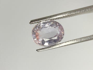 Zonder minimumprijs Roze Saffier - 1.38 ct - Gem Report, Sieraden, Tassen en Uiterlijk, Edelstenen, Nieuw