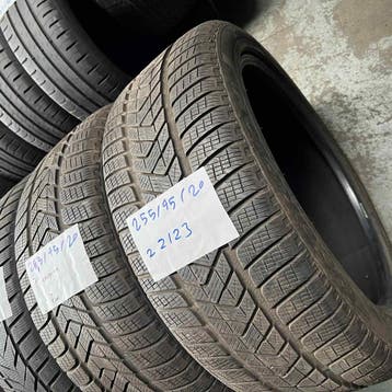 2 x Pirelli Scorpion 255-45-20 Winterbanden 7mm, Gebruikt, 255 mm, Band(en), Personenwagen