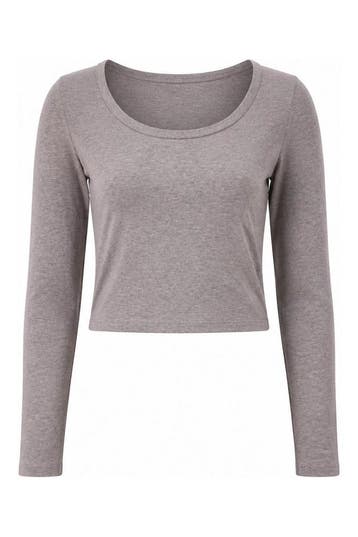 Organic Basics T-shirt in maat S Grijs, Kleding | Dames, Organic Basics, Verzenden, Zo goed als nieuw, Grijs