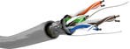 CAT 5e Netwerkkabel, U/UTP, grijs, CCA, AWG 26/7, Computers en Software, Pc- en Netwerkkabels, Ophalen of Verzenden, Nieuw
