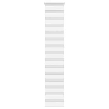 vidaXL Zebra rolgordijn 50x230 cm stofbreedte 45,9cm, Verzenden, Nieuw, Wit