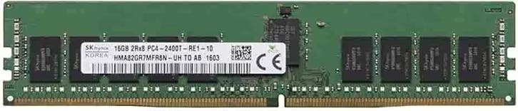 Hynix HMA82GR7AFR8N 16GB 2Rx8 PC4-2400T DDR4 Registered ECC, Computers en Software, RAM geheugen, DDR4, Server, 16 GB, Zo goed als nieuw