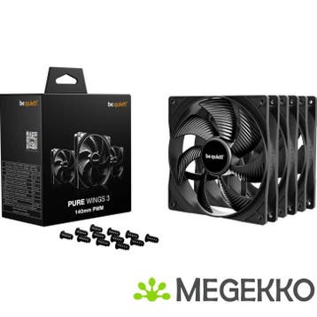 Be quiet! Pure Wings 3 140MM PWM Triple Pack, Computers en Software, Computerkoelers, Verzenden, Nieuw