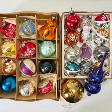 Kerstdecoratie (26) - Glas, Metaal, Diversen, Nieuw