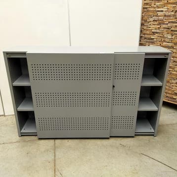 Drentea akoestische metalen schuifdeurkast - 120x194x46 cm, Ophalen of Verzenden, Nieuw