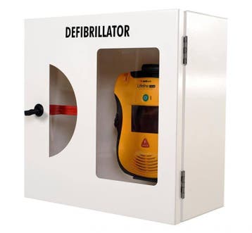 AED Wandkast wit met breekglas alarm, Diversen, Verzenden, Nieuw