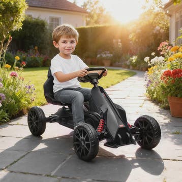 Homcom Children's Pedal Go-Kart, Child's Go-Kart, with 4-Pos, Verzenden, Nieuw