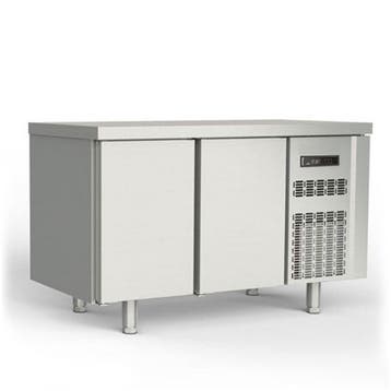 Coreco Koelwerkbank - 2 deuren  - 134,5 cm - 230V - RVS, Verzenden, Nieuw in verpakking
