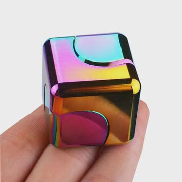 Alloy Cube Spinner Fidget Toy: Anti-Stress, Focus & Draagbaa, Kinderen en Baby's, Verzenden, Nieuw