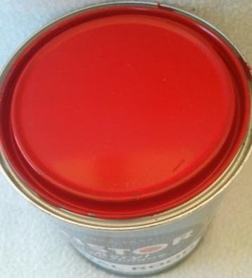 Latex ROOD - 5 liter - carnavals kleuren, 5 tot 10 liter, Nieuw, Ophalen of Verzenden, Verf