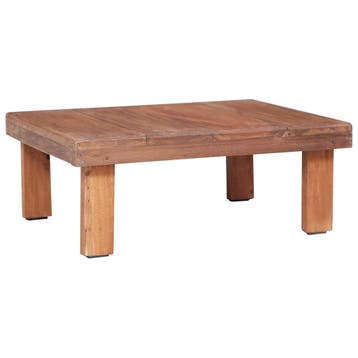 vidaXL Salontafel 60x45x23 cm massief mahoniehout, Minder dan 50 cm, 50 tot 100 cm, Verzenden, Nieuw