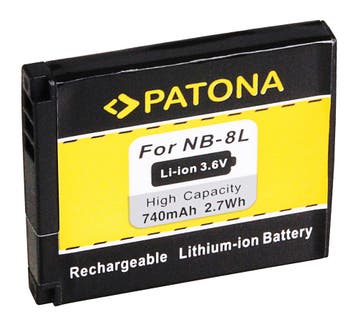 NB-8L Accu / Vervangende Batterij voor de Canon NB8L Acc..., Nieuw