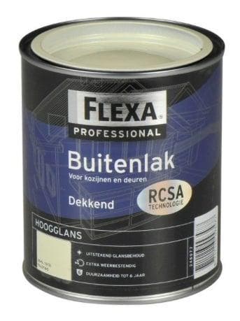 Flexa Professional Buitenlak Dekkend Hoogglans - Grasgroe..., Doe-het-zelf en Verbouw, Verf, Beits en Lak, Lak, Groen, Nieuw, Minder dan 5 liter