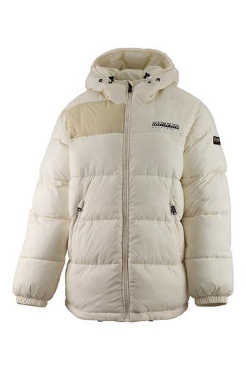 Napapijri Winterjas in maat M Wit, Napapijri, Verzenden, Gedragen, Wit