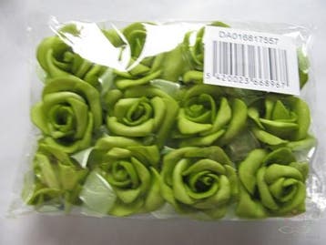 Mini Foam Roos Lemon Zelfklevend 2 cm Pak, Ophalen of Verzenden, Nieuw