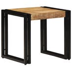 vidaXL Salontafel Bruin 40 x 40 x 38 cm Massief Mango Hout, Minder dan 50 cm, Verzenden, Nieuw, Minder dan 50 cm