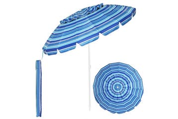 2dekans | Coast Parasol - 245cm - Blauw, Ophalen of Verzenden, Zo goed als nieuw