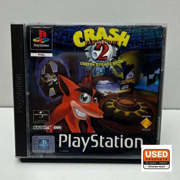 PS1 - Crash Bandicoot 2: Cortex Strikes Back, Verzenden, Gebruikt