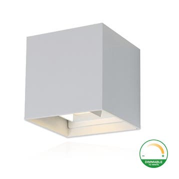 LED CUBE | THEBE | 2x3W | DIM TO WARM | WIT, Nieuw