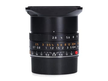 Leica 28mm f/2.8 Elmarit-M ASPH (11677) - 1 jaar garantie, Ophalen of Verzenden, Zo goed als nieuw