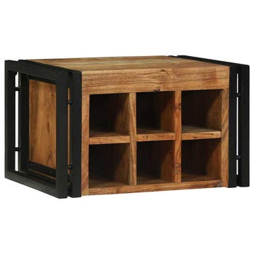 vidaXL Wijnrek 2 st 46 x 35 x 27,5 cm Massief Acaciahout, Verzenden, Nieuw