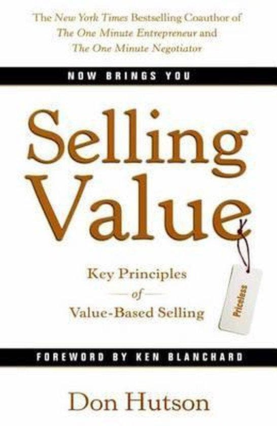Selling Value - Don Hutson 9781936354443, Boeken, Taal | Engels, Gelezen, Verzenden